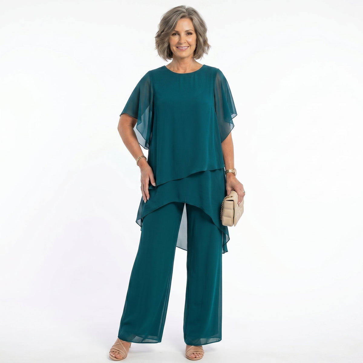 Luna | Women's Asymmetrical Tunic Occasion Set