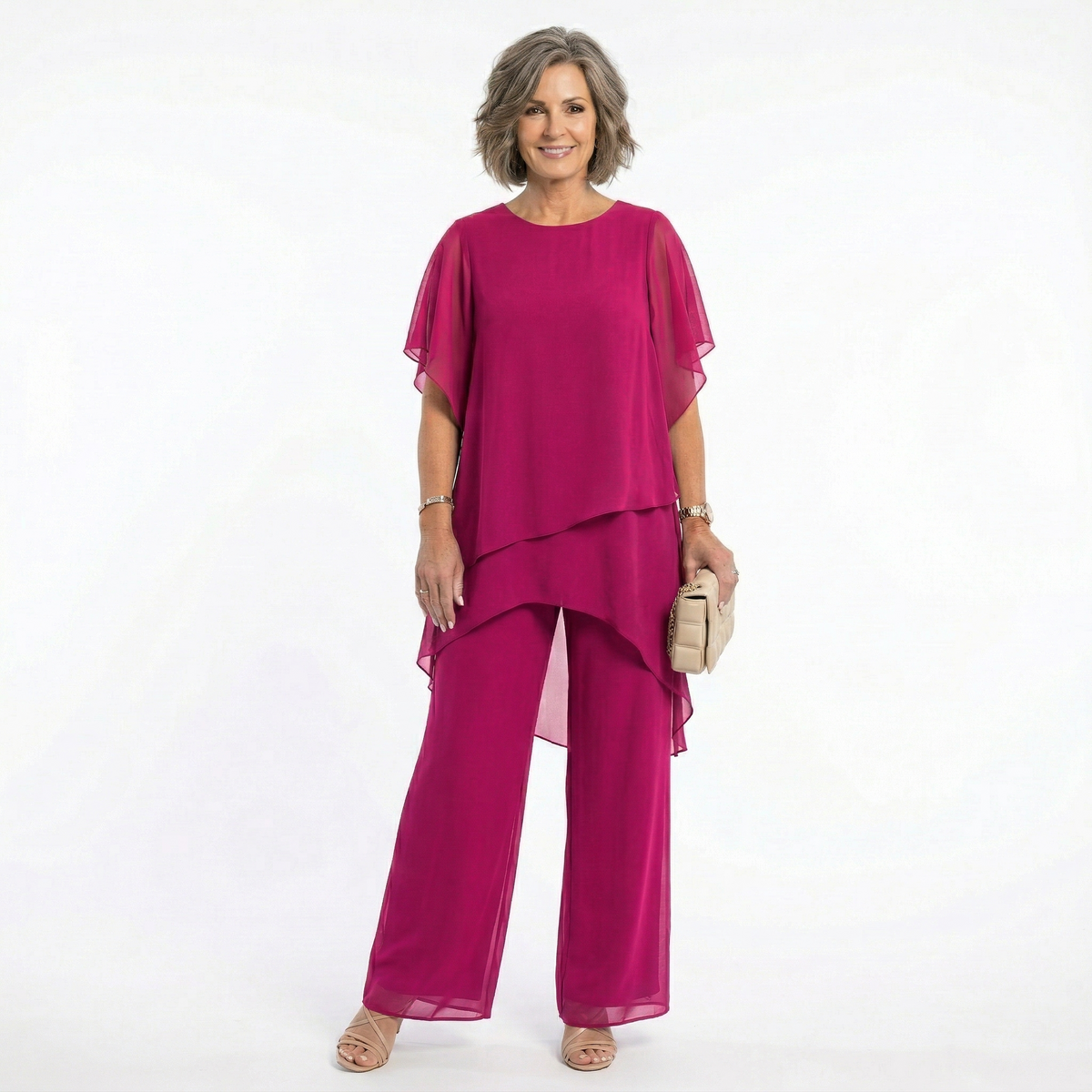 Luna | Women's Asymmetrical Tunic Occasion Set