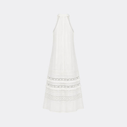 Vail | Women's Halter Lace Maxi Dress