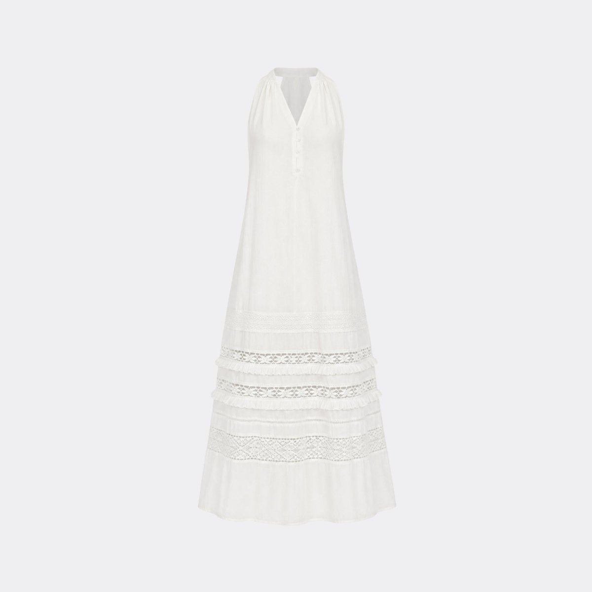 Vail | Women's Halter Lace Maxi Dress