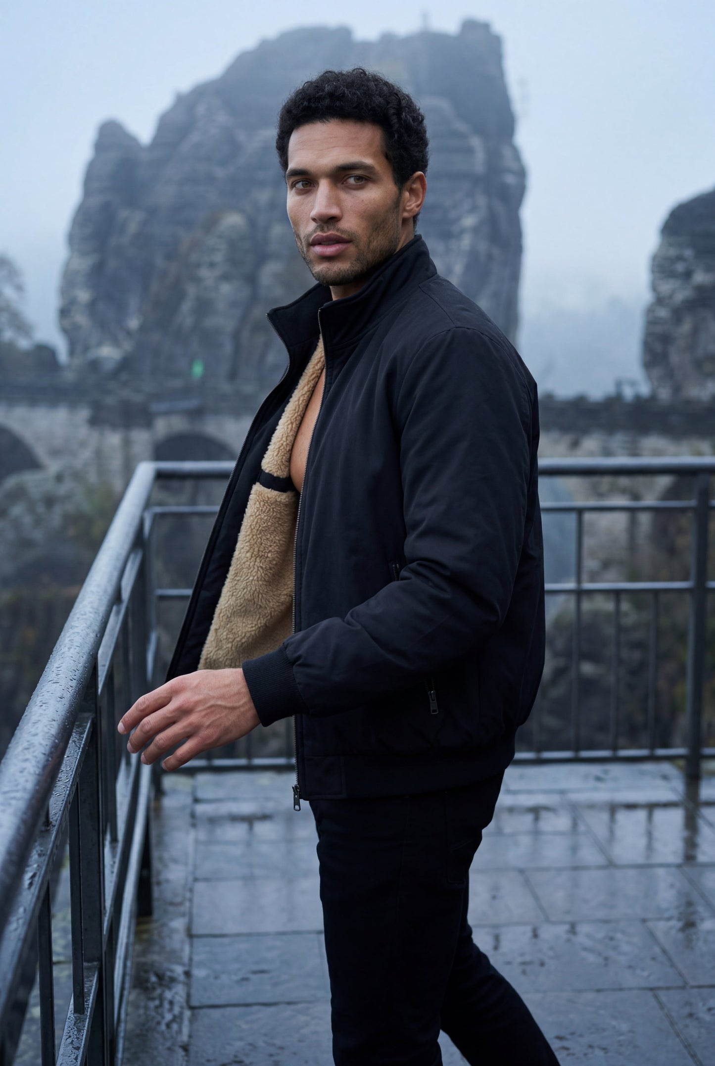 Jett | Men's Classic Bomber Jacket, Lightweight