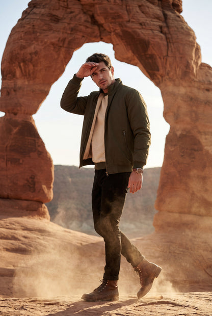 Jett | Men's Classic Bomber Jacket, Lightweight