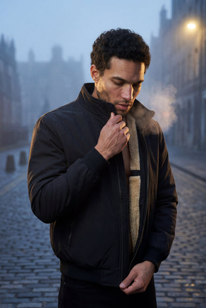Jett | Men's Classic Bomber Jacket, Lightweight