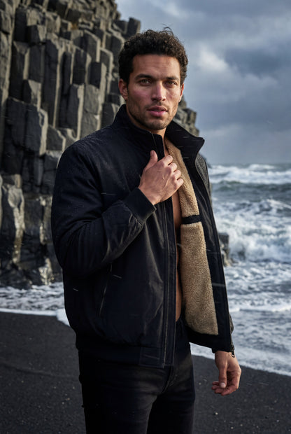 Jett | Men's Classic Bomber Jacket, Lightweight