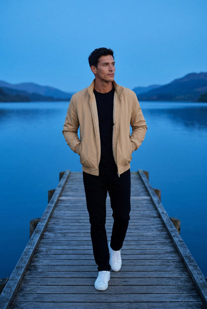 Jett | Men's Classic Bomber Jacket, Lightweight