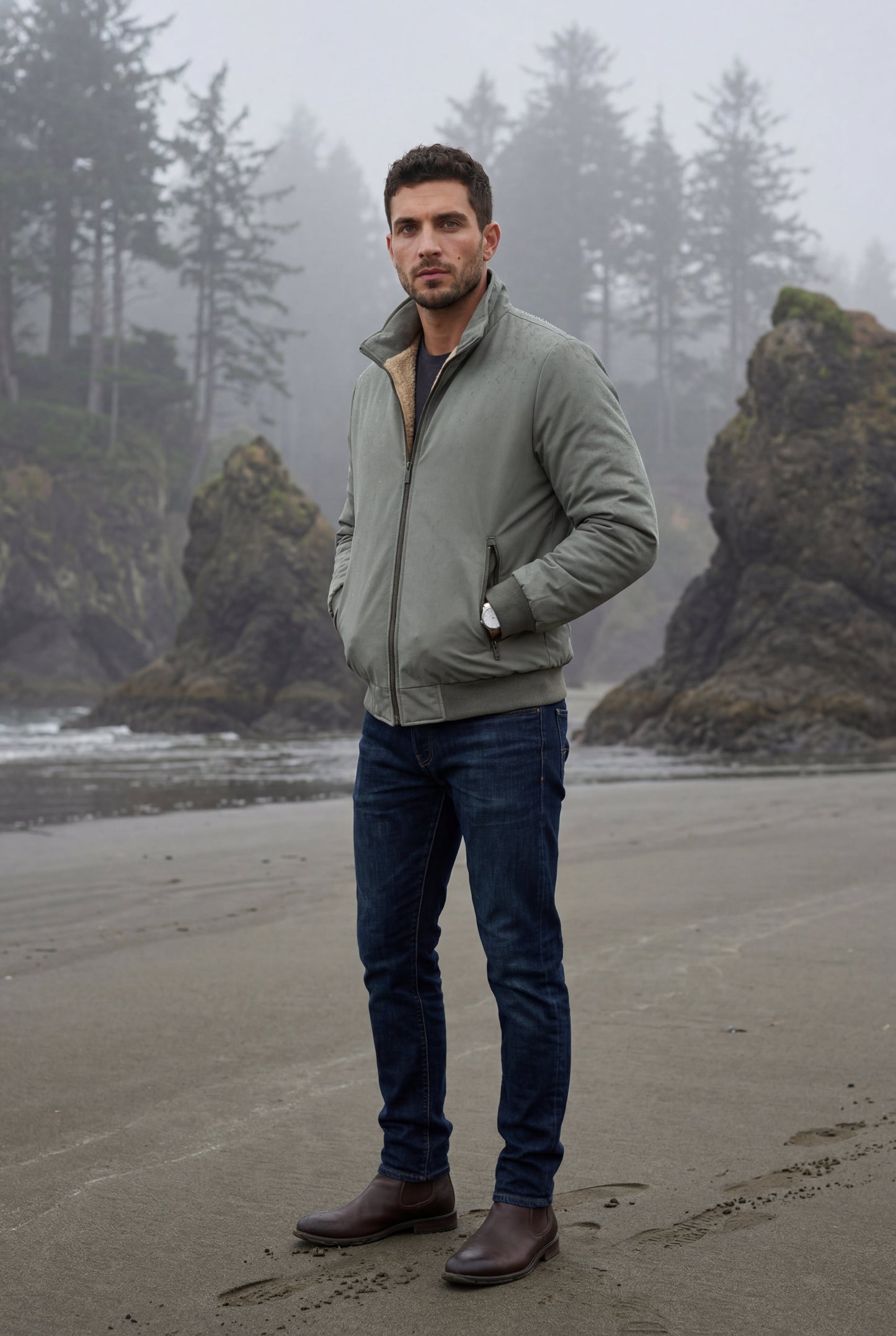 Jett | Men's Classic Bomber Jacket, Lightweight