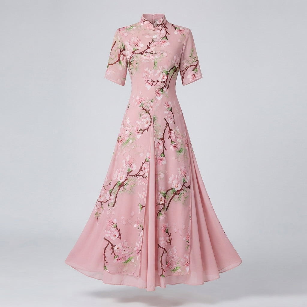 Floral Print Maxi Dress For Women