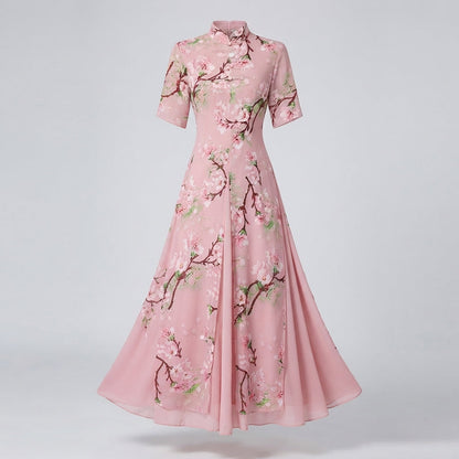 Floral Print Maxi Dress For Women