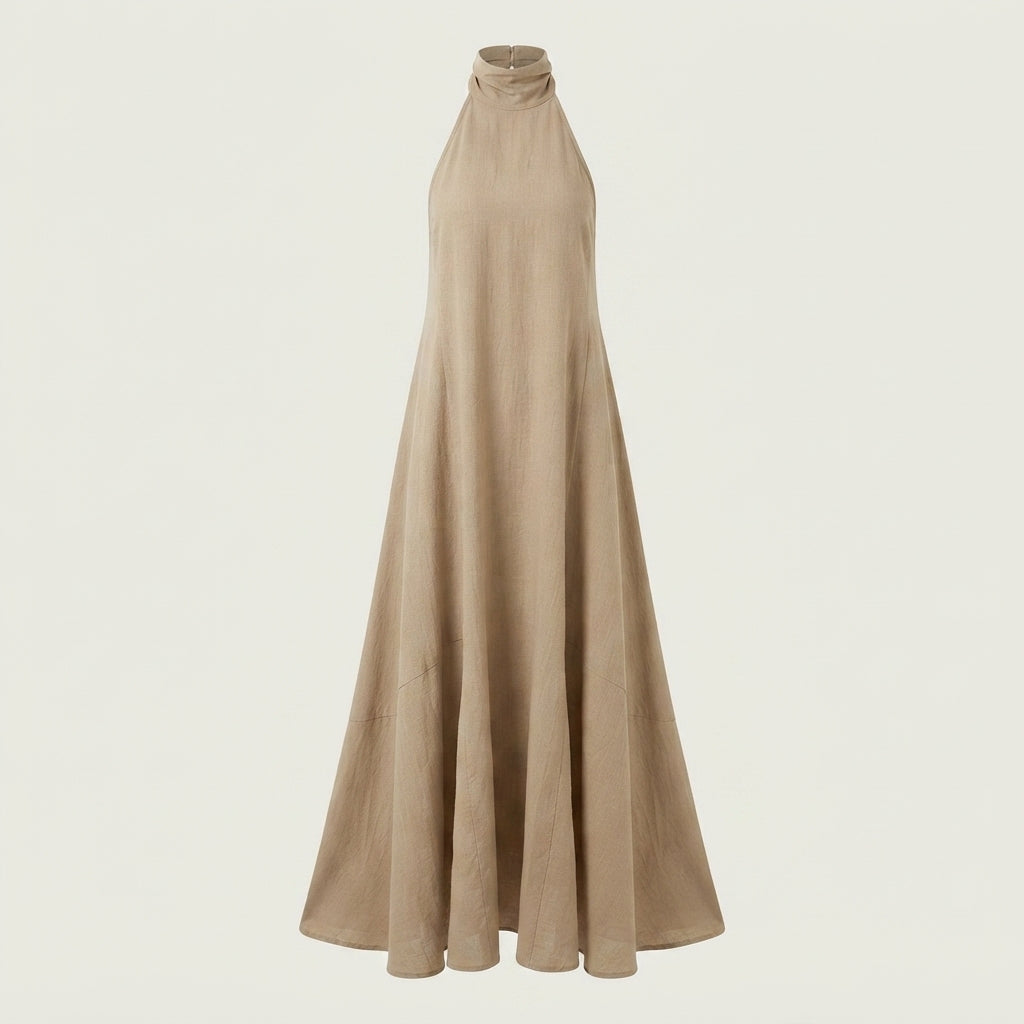 Bohemian Halter Maxi Dress For Women