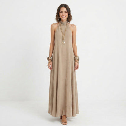 Bohemian Halter Maxi Dress For Women