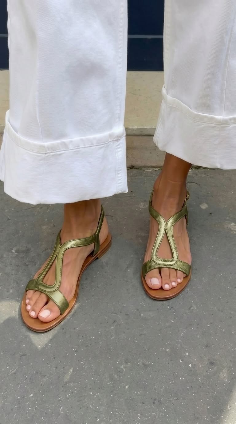 Faye | Women's Interlaced Strap Flat Sandals for Spring