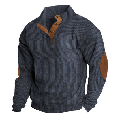 Dave | Men's Half Button Pullover Sweater