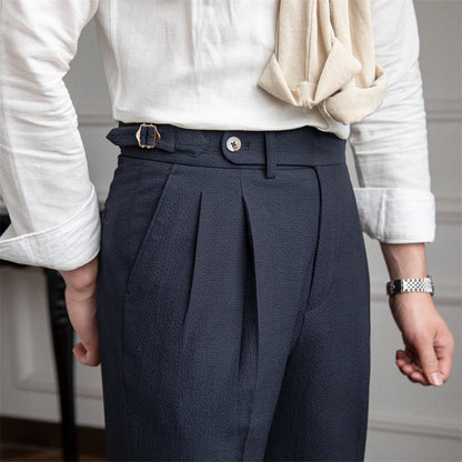 Irving | Men's Pleated Cropped Pants