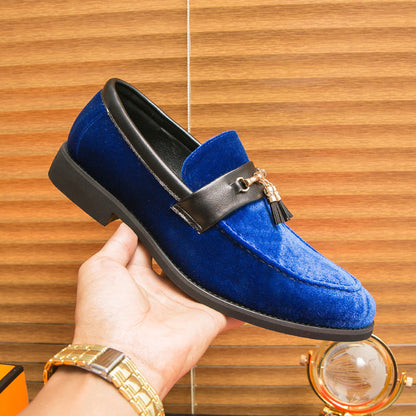 Archer | Men's Tassel Suede Loafers