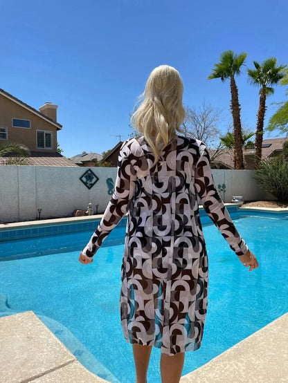 Aria | High Waist Cover-Up Bikini Set