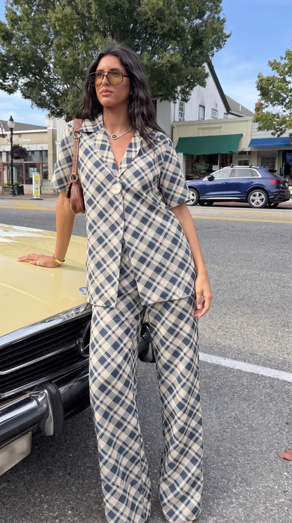 Avery | Plaid Relaxed Button-Up Shirt