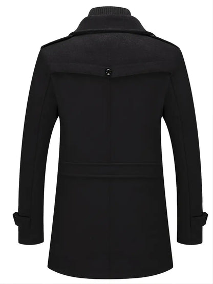 Hugh | Men's Double Breasted Pea Coat