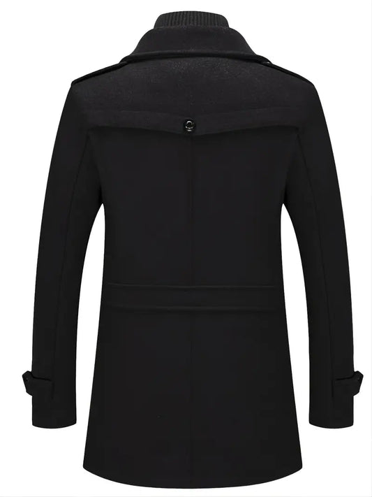 Hugh | Men's Double Breasted Pea Coat