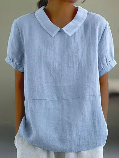 Amalie | Relaxed Fit Collar Blouse