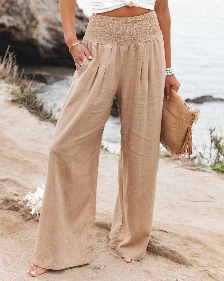 Susan | Women's Wide Leg Flowing Beach Pants