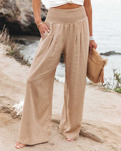 Susan | Women's Wide Leg Flowing Beach Pants