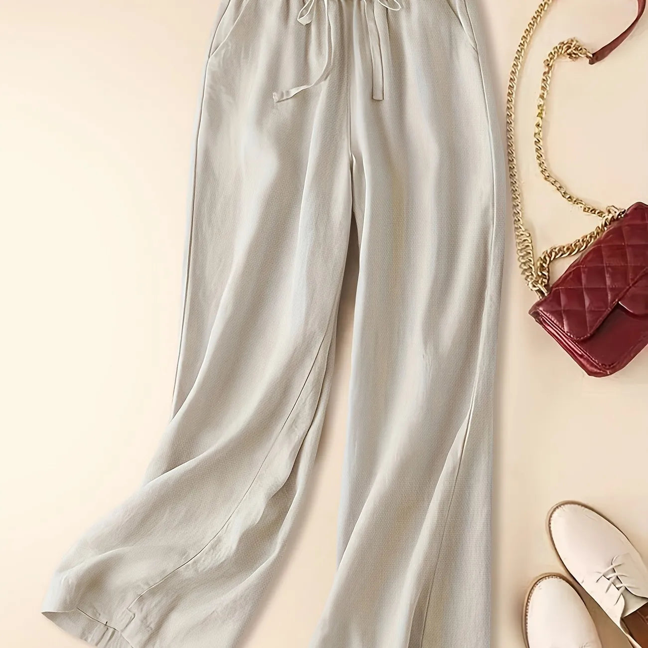 Cherry | Women's Relaxed Drawstring Pants