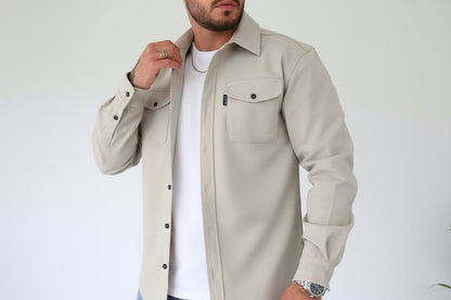 Remi | Men's Relaxed Fit Overshirt, Casual Layering