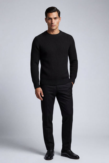 Axel | Men's Chunky Ribbed Slim Fit Sweater