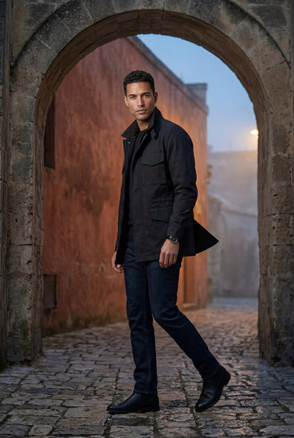 Dean | Men's Utility Field Jacket, Structured Fit