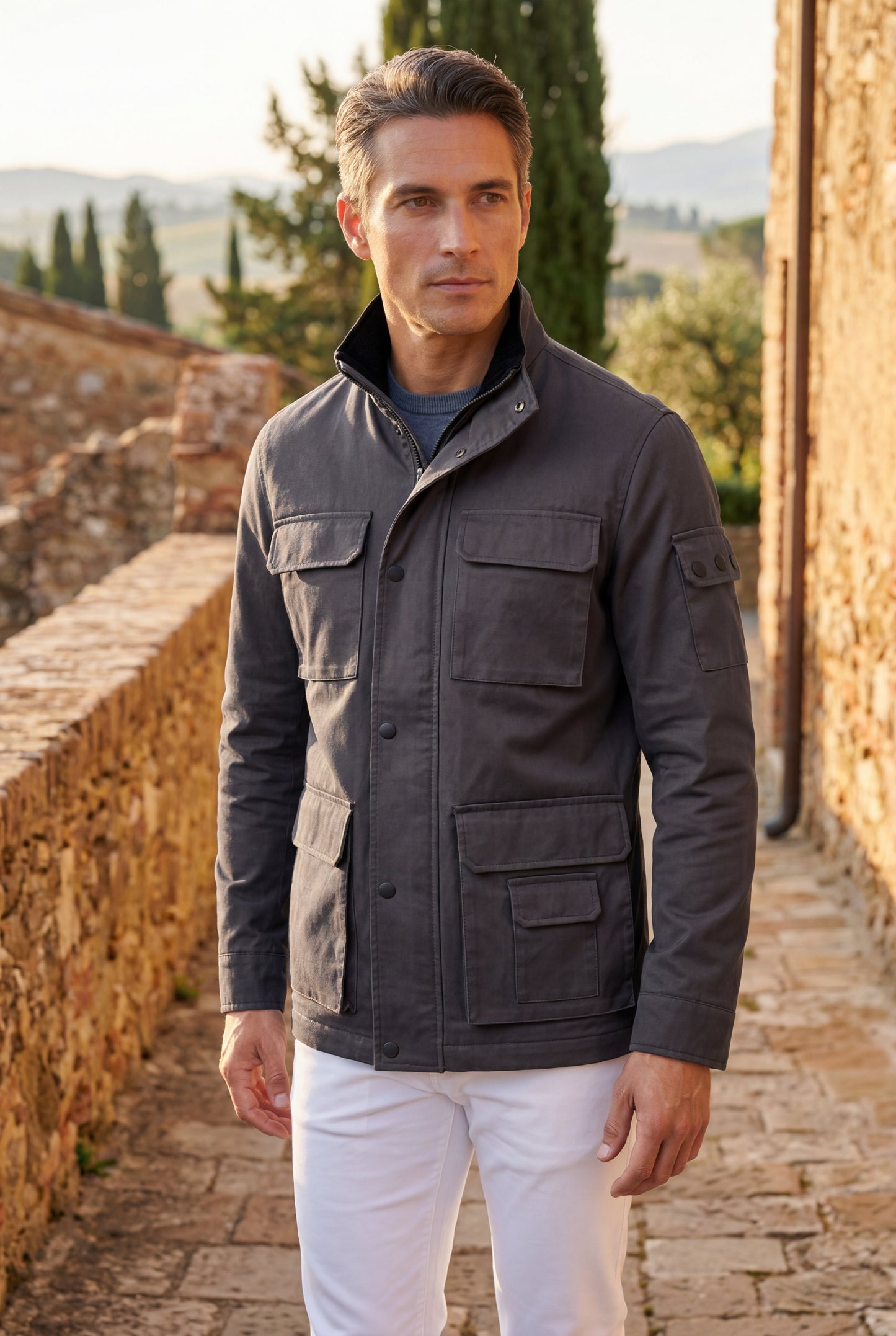 Dean | Men's Utility Field Jacket, Structured Fit