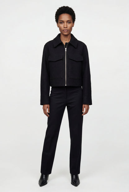 Myla | Women's Boxy Cropped Zip Jacket