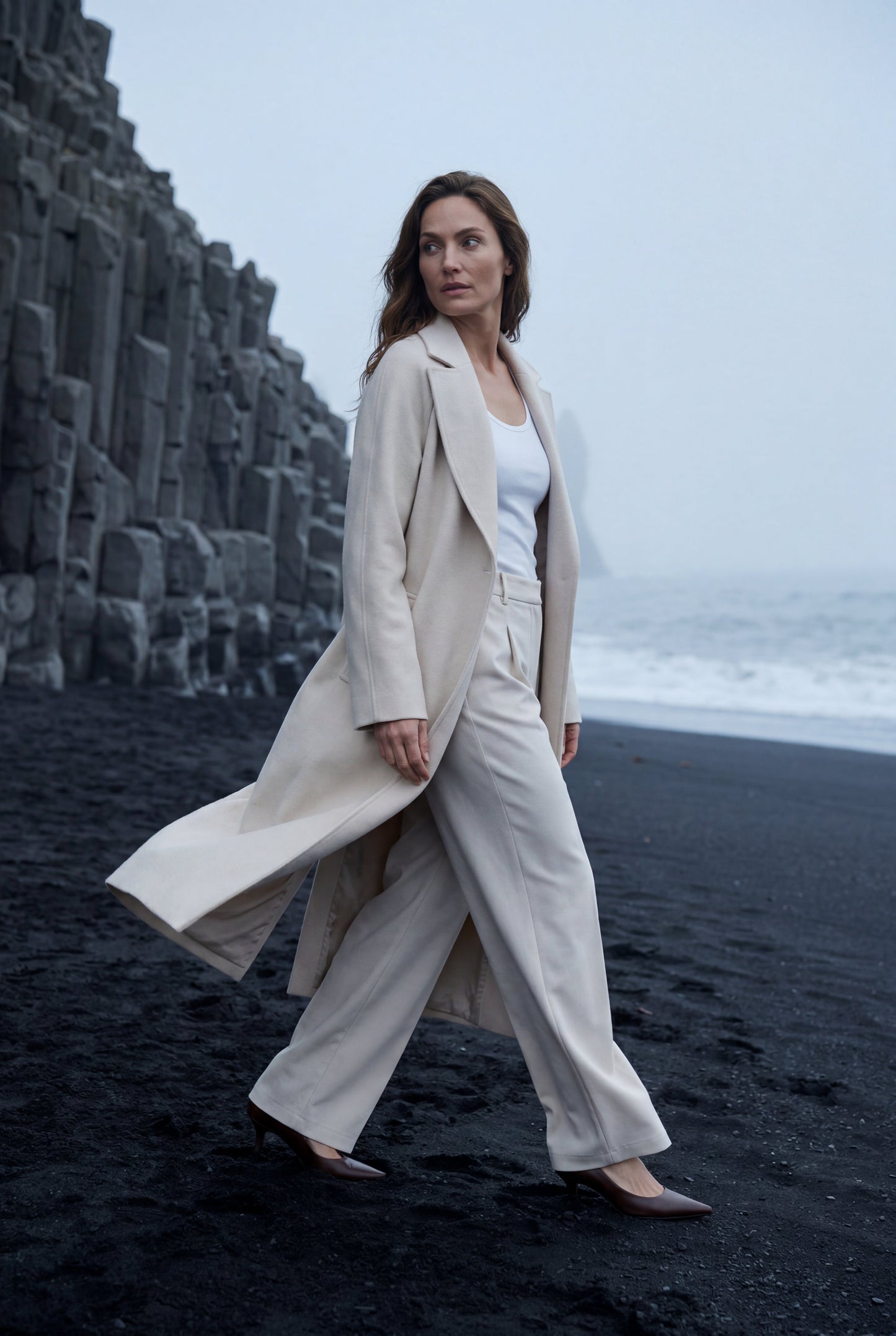 Petra | Women's Tailored Longline Trench Coat