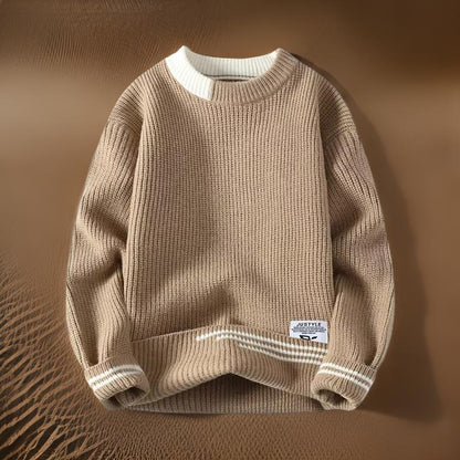Josephus | Men's Striped Relaxed Fit Sweater