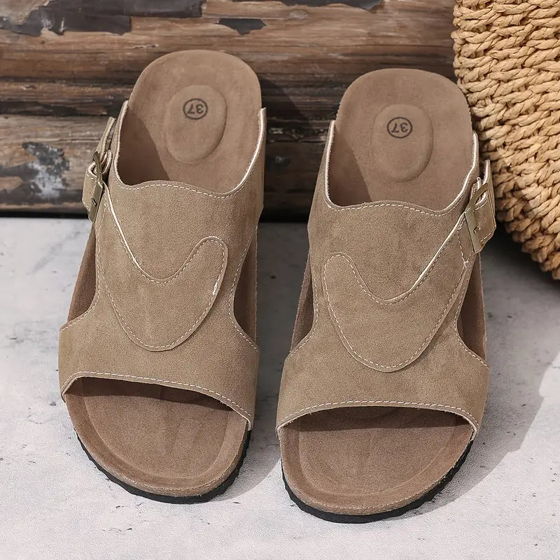 Lana | Ankle Strap Casual Flat Sandal