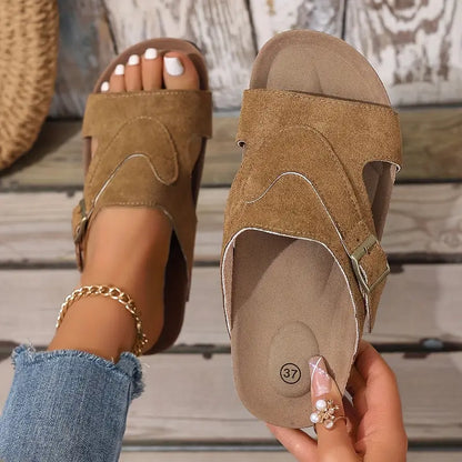 Lana | Ankle Strap Casual Flat Sandal