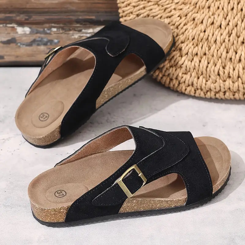 Lana | Ankle Strap Casual Flat Sandal