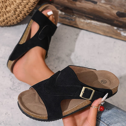 Lana | Ankle Strap Casual Flat Sandal