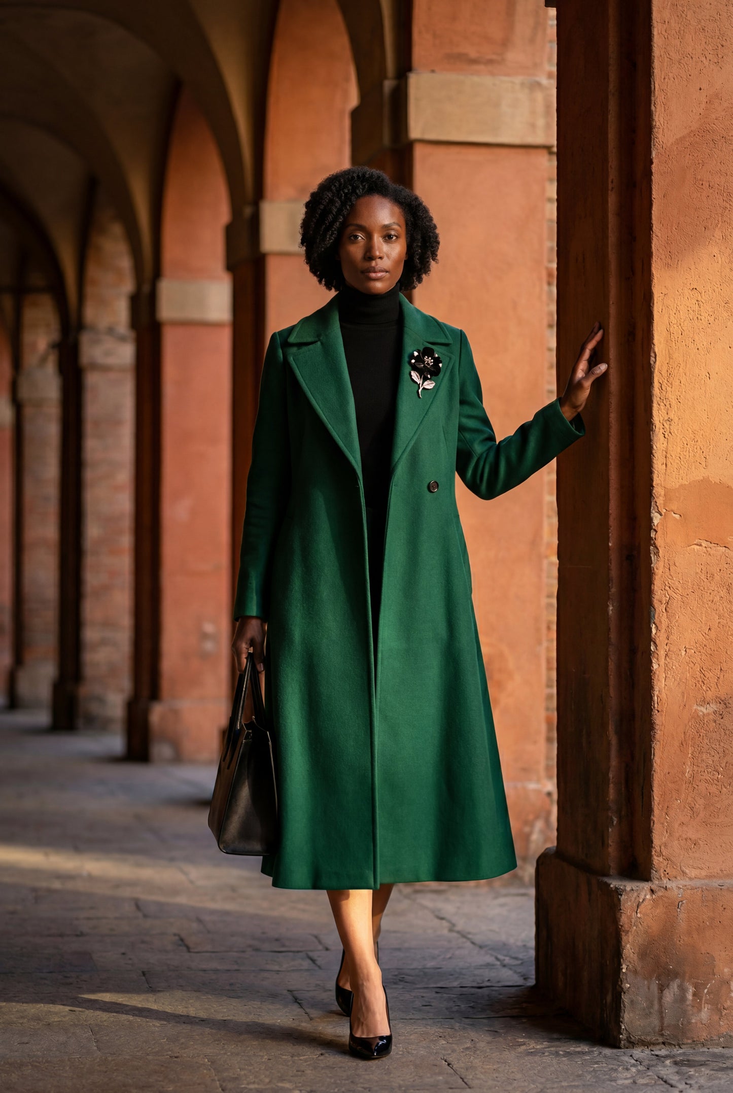Sienna | Women's Belted Longline Coat, Tailored Fit