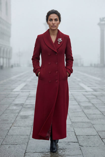 Sienna | Women's Belted Longline Coat, Tailored Fit