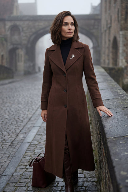 Sienna | Women's Belted Longline Coat, Tailored Fit