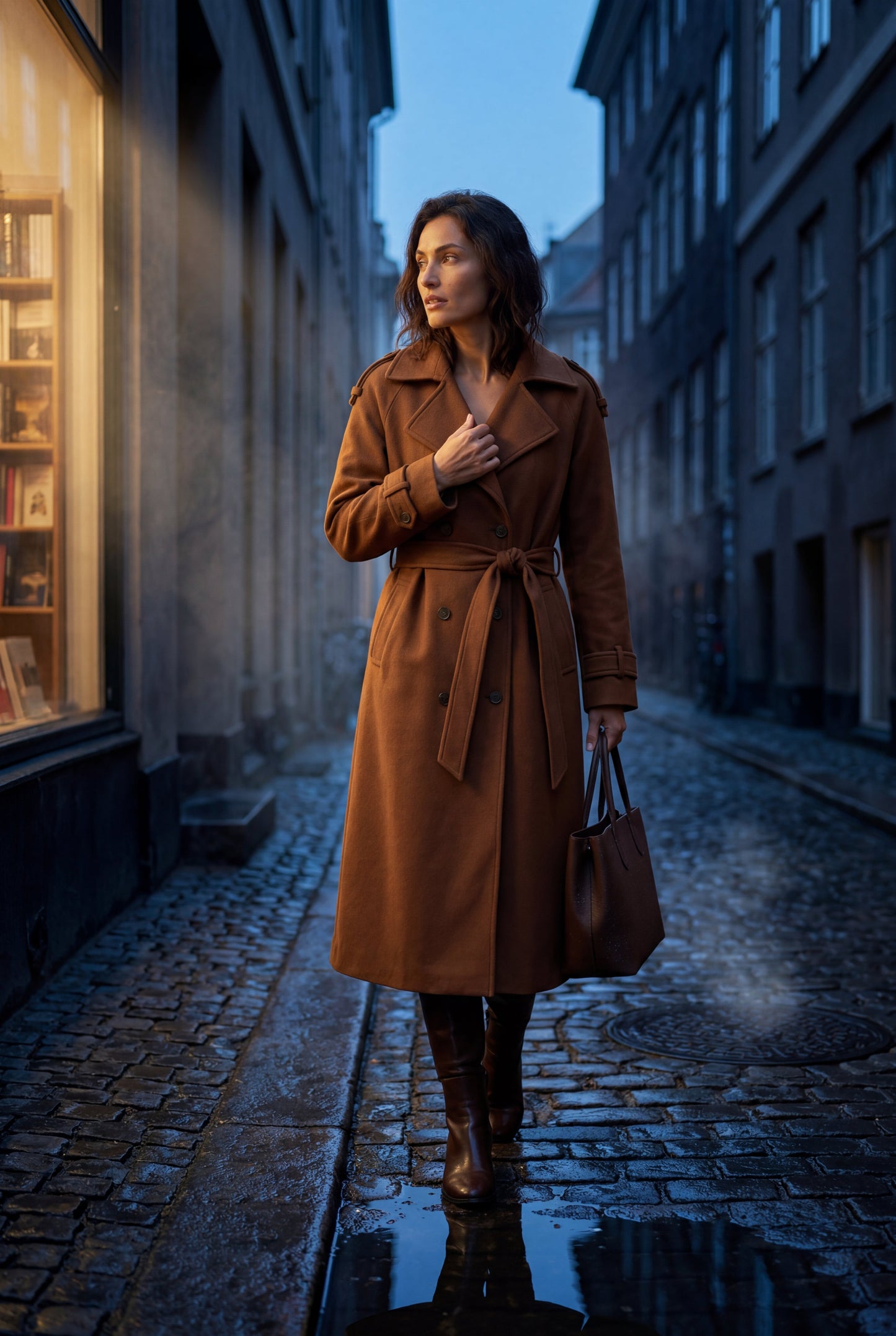 Ava | Women's Double-Breasted Belted Trench Coat