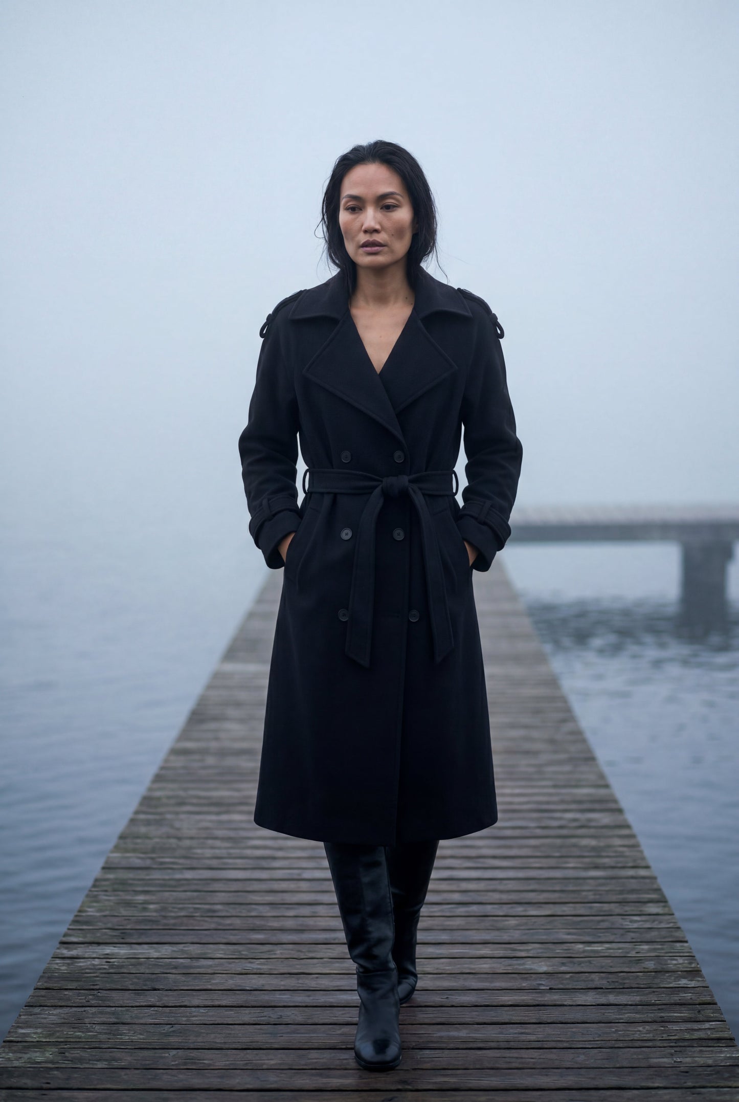 Ava | Women's Double-Breasted Belted Trench Coat