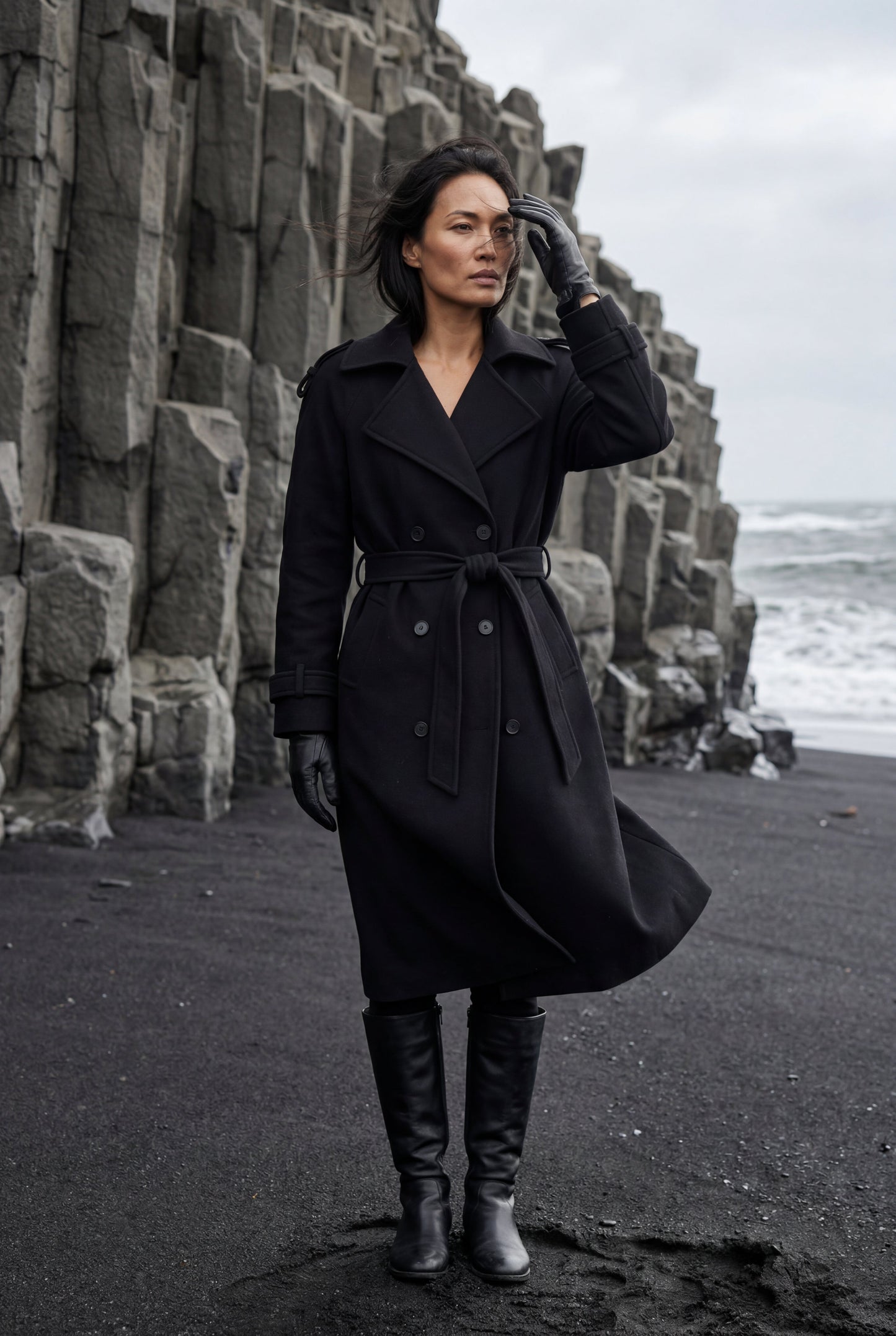 Ava | Women's Double-Breasted Belted Trench Coat