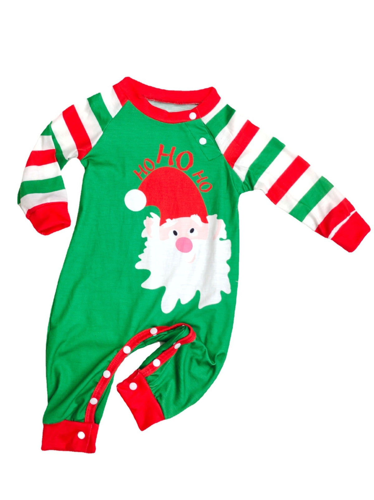 Donner | Christmas Pyjamas Santa Face Striped Trousers