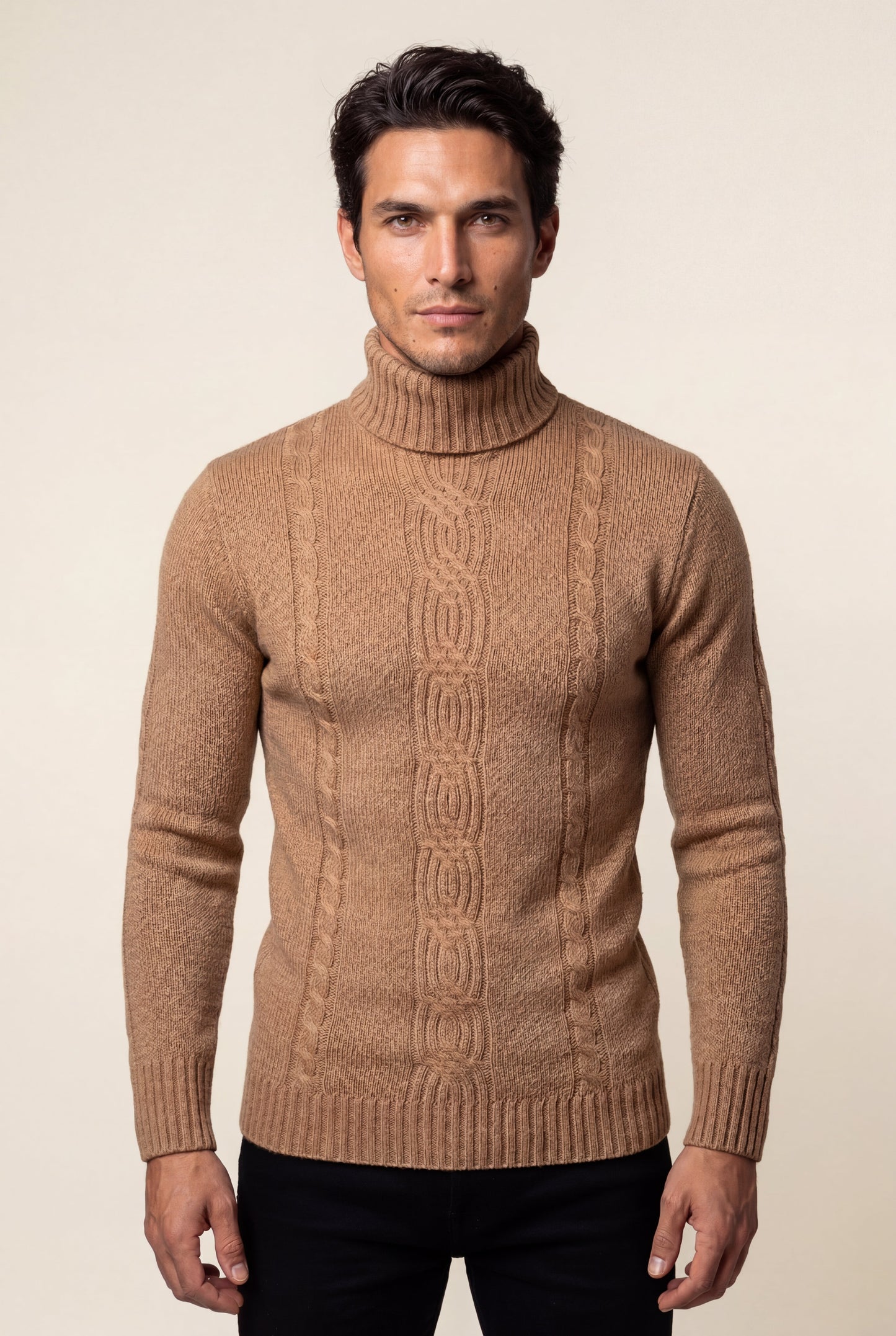 Colt | Men's Cable Knit Turtleneck Sweater