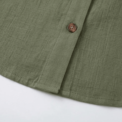 Carinda | Sleeveless Collared Button Blouse