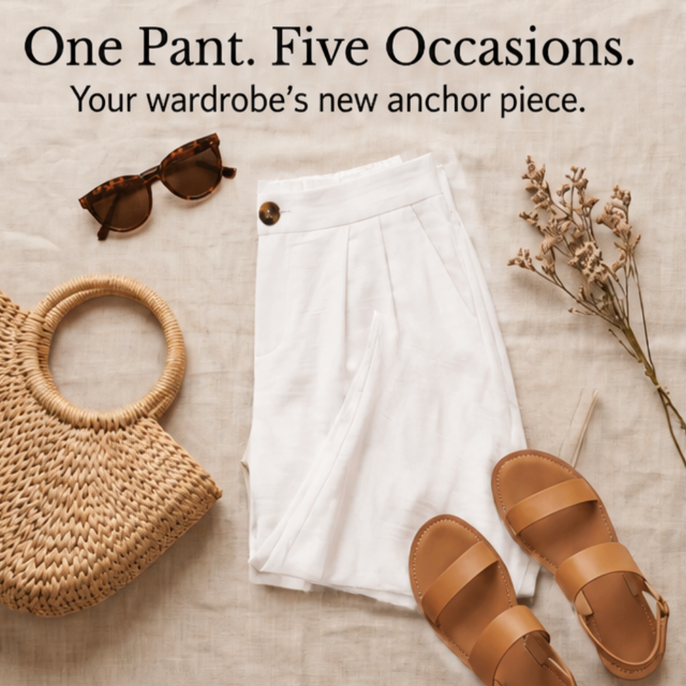 Cavendish | High Waist Wide Leg Tailored Pants