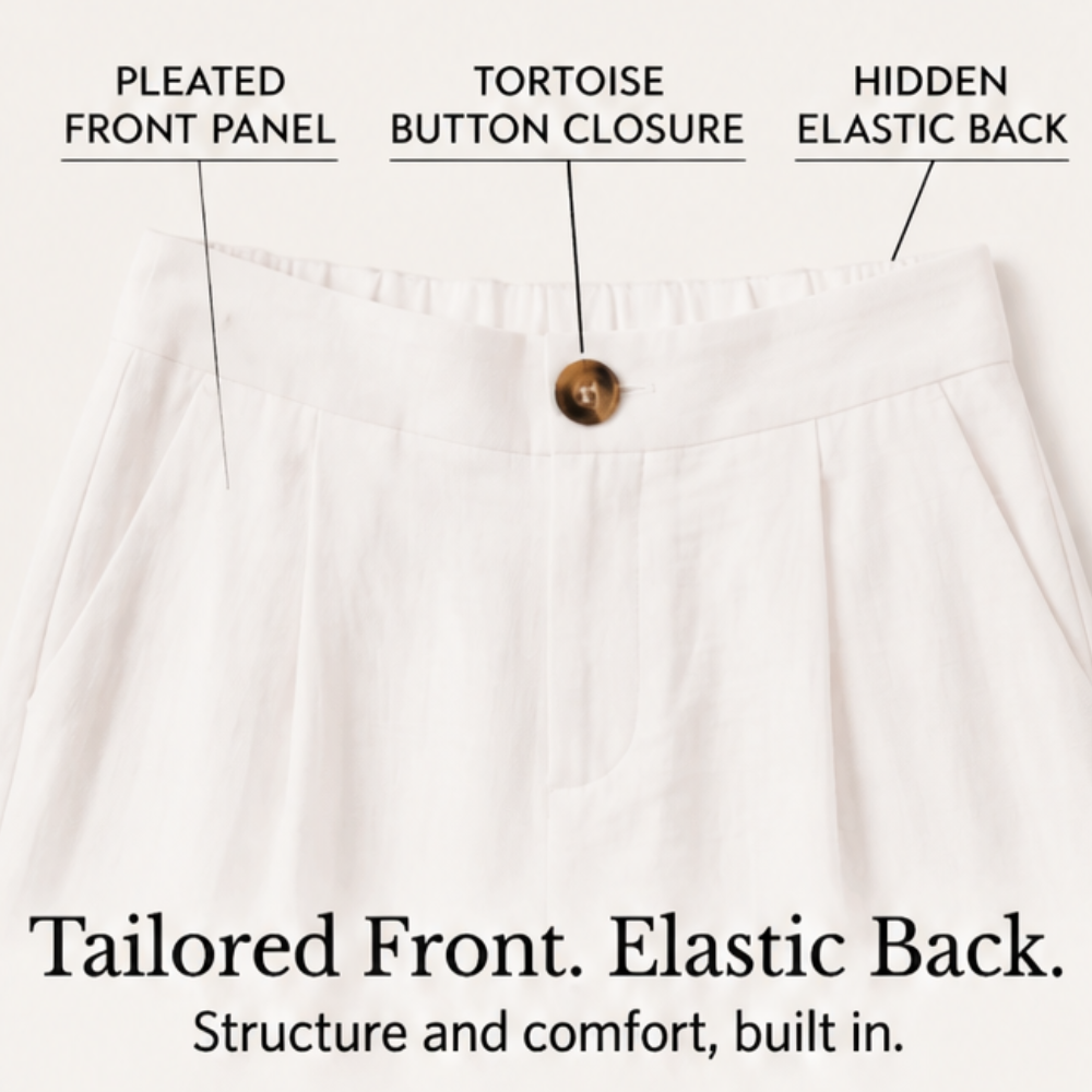 Cavendish | High Waist Wide Leg Tailored Pants