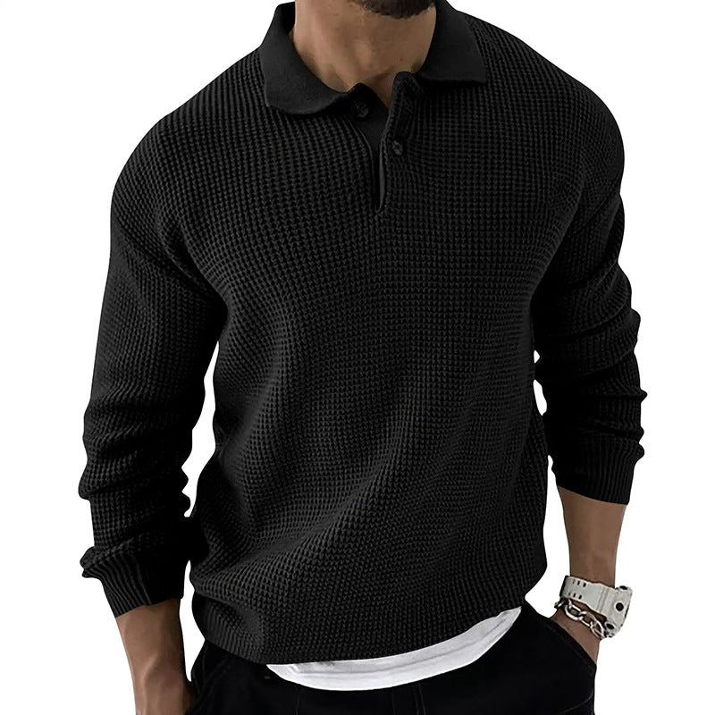 Demetrius | Men's Long Sleeve Polo Sweater