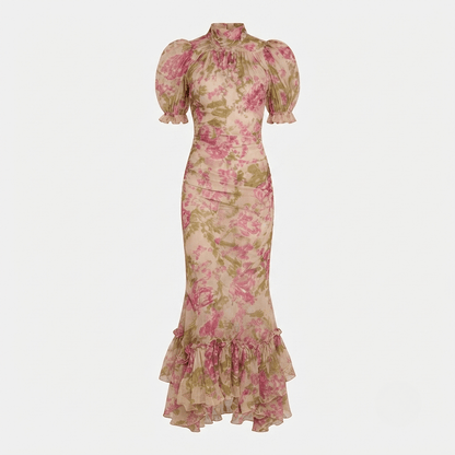 Charlotte | Floral Mermaid Maxi Dress Women